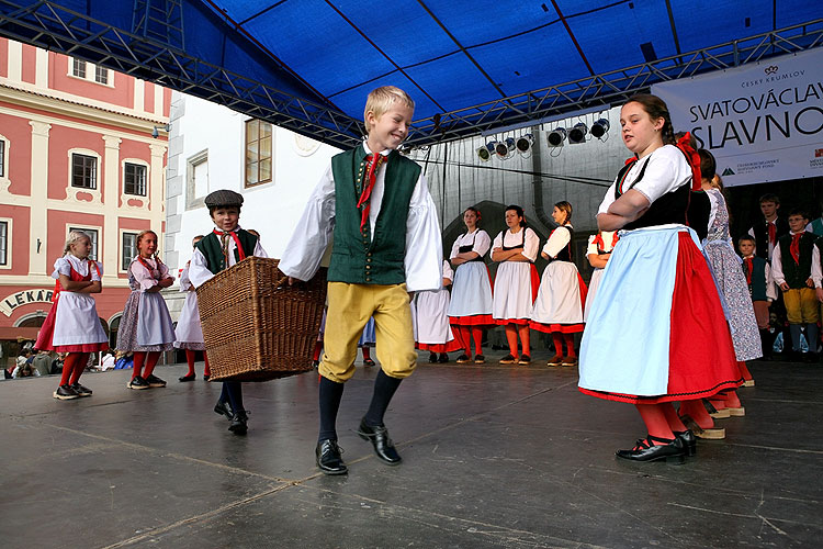 St.-Wenzels-Fest und Internationales Folklorefestival Český Krumlov 2008 in Český Krumlov, Foto: Lubor Mrázek