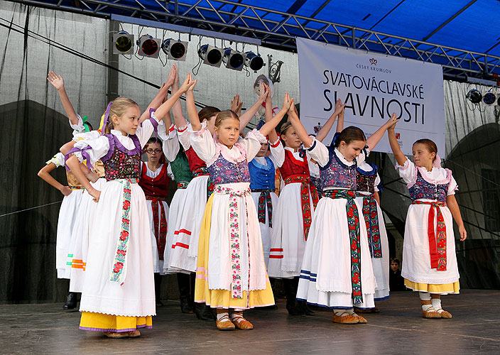 Svatováclavské slavnosti a Mezinárodní folklórní festival Český Krumlov 2008 v Českém Krumlově, foto: Lubor Mrázek