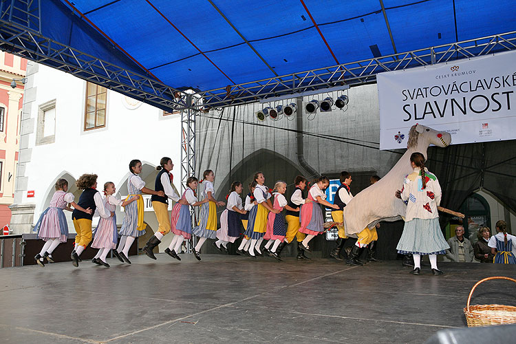 Svatováclavské slavnosti a Mezinárodní folklórní festival Český Krumlov 2008 v Českém Krumlově, foto: Lubor Mrázek