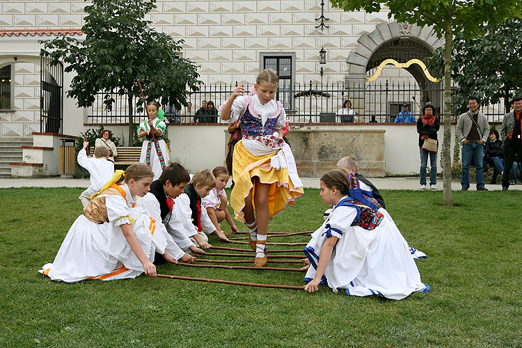 St.-Wenzels-Fest und Internationales Folklorefestival Český Krumlov 2008 in Český Krumlov, Foto: Lubor Mrázek