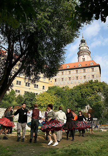 St.-Wenzels-Fest und Internationales Folklorefestival Český Krumlov 2008 in Český Krumlov, Foto: Lubor Mrázek