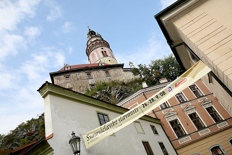 St.-Wenzels-Fest und Internationales Folklorefestival Český Krumlov 2008 in Český Krumlov, Foto: Lubor Mrázek