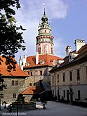2nd Castle courtyard, source: Destination Management of the town of Český Krumlov, photo by: Lubor Mrázek