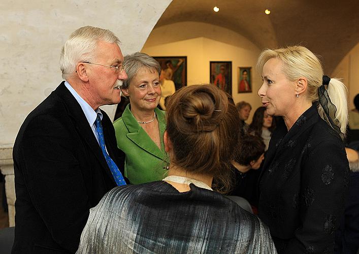 Eröffnung der Ausstellungen in Egon Schiele Art Centrum: Hermann Stenner, Jindřich Prucha und Zdeněk Rykr, 31. 10. 2008