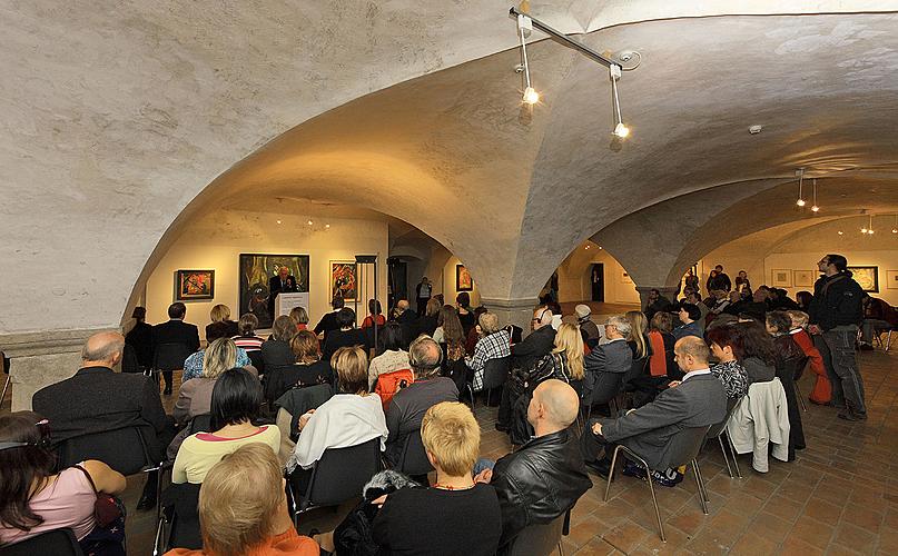 Opening of the exhibitions in Egon Schiele Art Centrum: Hermann Stenner, Jindřich Prucha und Zdeněk Rykr, 31. 10. 2008