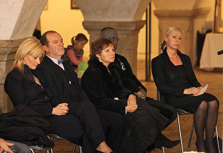 Opening of the exhibitions in Egon Schiele Art Centrum: Hermann Stenner, Jindřich Prucha und Zdeněk Rykr, 31. 10. 2008