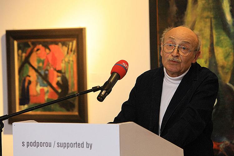Eröffnung der Ausstellungen in Egon Schiele Art Centrum: Hermann Stenner, Jindřich Prucha und Zdeněk Rykr, 31. 10. 2008