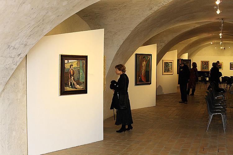 Opening of the exhibitions in Egon Schiele Art Centrum: Hermann Stenner, Jindřich Prucha und Zdeněk Rykr, 31. 10. 2008