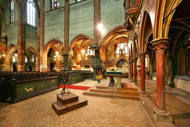 Strassburg, the interior of the church