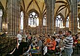 Straßburg, Besichtigung der Kathedrale, Foto: Lubor Mrázek