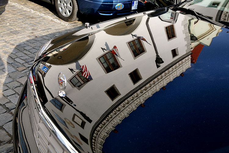 His Excellency Mr. Richard Graber, Embassador of the USA in Prague, during a visit in Český Krumlov, 10 October 2008