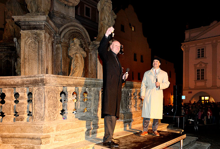 Advent 2008 in Český Krumlov im Bild