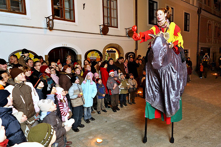 Advent 2008 in Český Krumlov im Bild