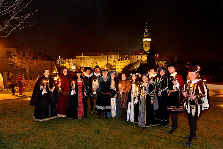 Advent 2008 in Český Krumlov im Bild