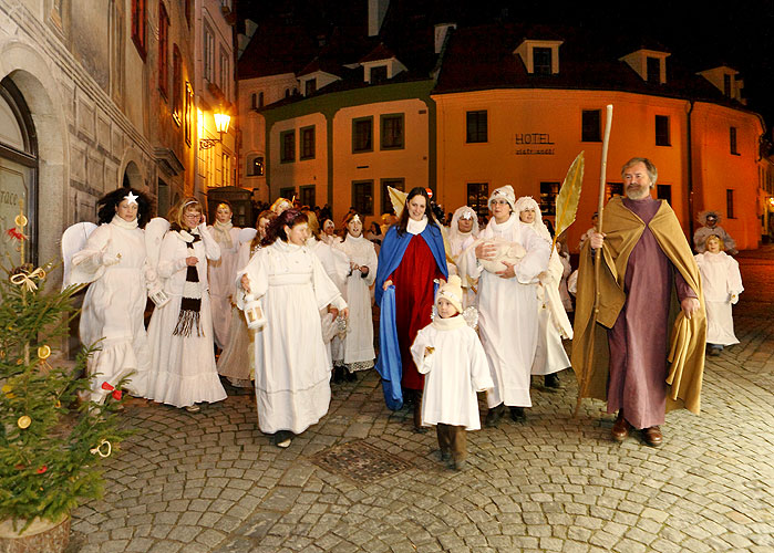 Advent 2008 in Český Krumlov im Bild