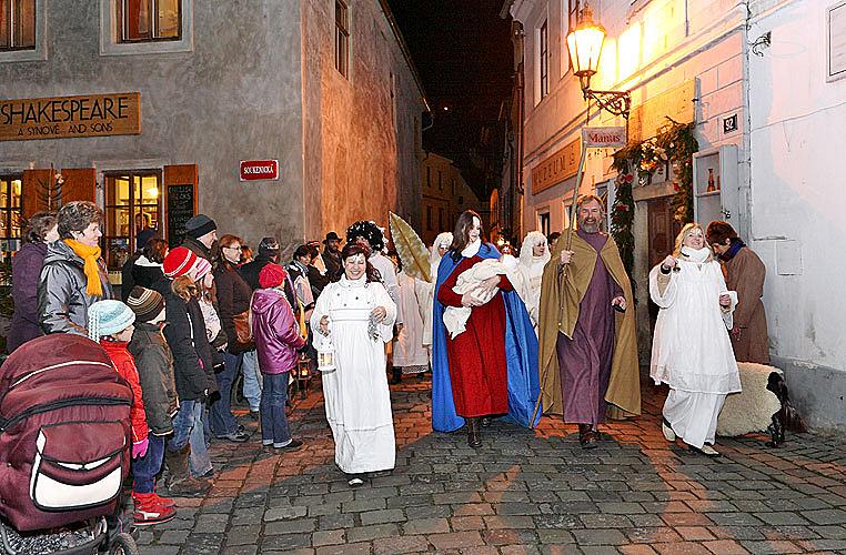 Advent 2008 in Český Krumlov im Bild