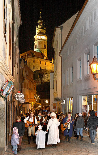 Advent 2008 in Český Krumlov im Bild