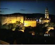 webcam - noc - zámek, Český Krumlov