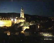 webcam - noc - zámek, Mincovna, Český Krumlov