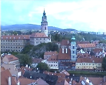 webcam - Mincovna, zámek, Český Krumlov