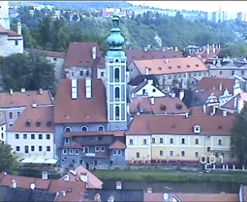 webcam - kostel sv. Jošta, Český Krumlov