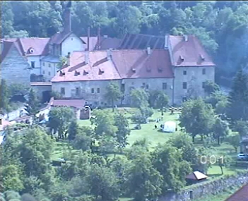 webcam - zahrada pivovaru Eggenberg, Český Krumlov