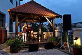 Jazz Trio - Věra Křížková (Sang, Geige), Jiří Růžička (Piano), Vít Fiala (Kontrabass), 2.7.2009, Kammermusikfestival Český Krumlov, Foto: Lubor Mrázek