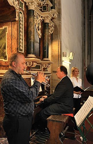 25.07.2009 - Eva Forejtová – soprano, Vladimír Roubal - organo, Marek Zvolánek - trumpet, International Music Festival Český Krumlov