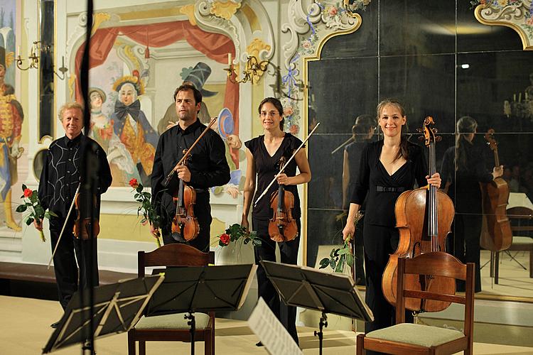 06.08.2009 - Streichquartett, Internationales Musikfestival Český Krumlov