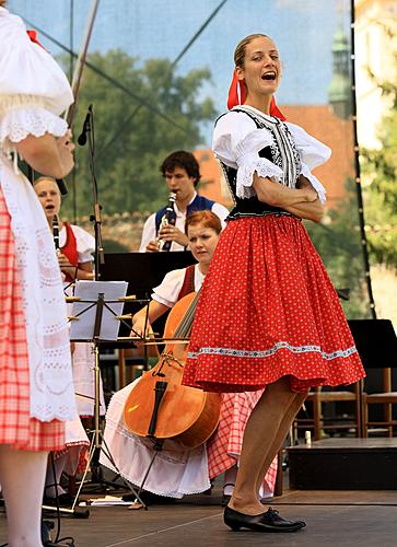 16.08.2009 - Das Konzert nich nur für die Familien mit den Kindern, Internationales Musikfestival Český Krumlov