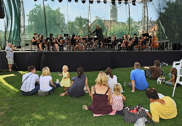 16.08.2009 - Das Konzert nich nur für die Familien mit den Kindern, Internationales Musikfestival Český Krumlov