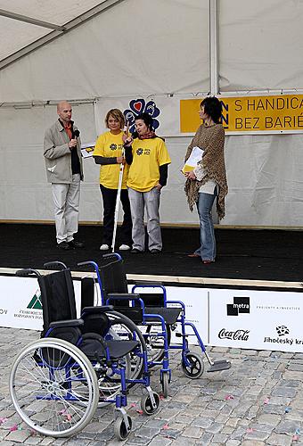 Disability Day, Day without Barriers, 12.9.2009, Český Krumlov