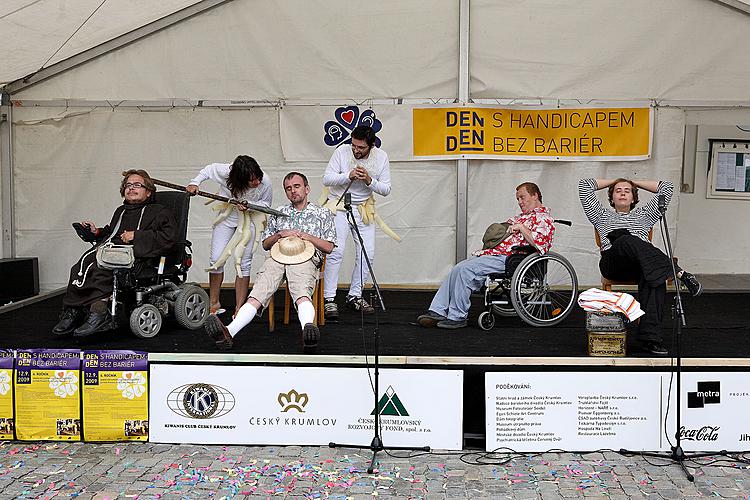 Disability Day, Day without Barriers, 12.9.2009, Český Krumlov