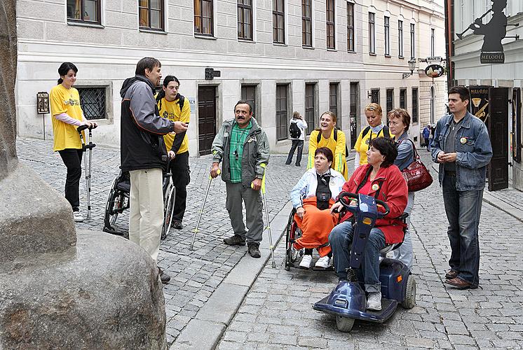 Disability Day, Day without Barriers, 12.9.2009, Český Krumlov