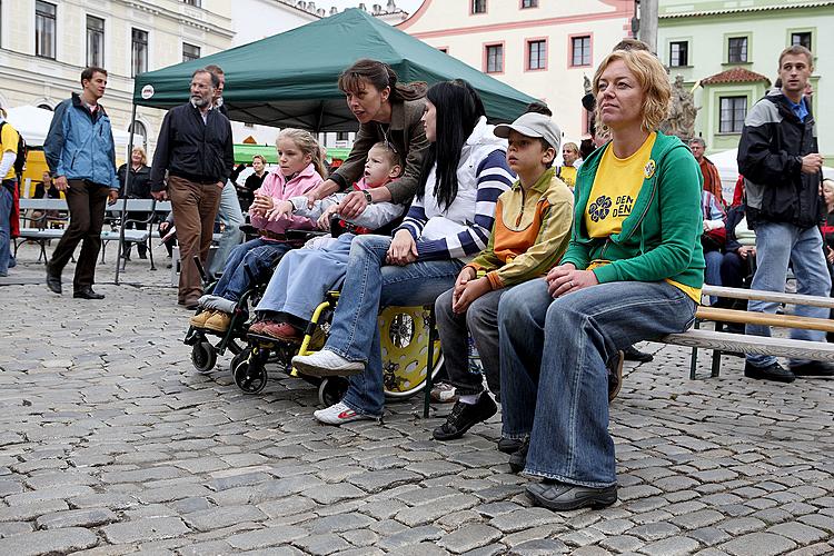 Disability Day, Day without Barriers, 12.9.2009, Český Krumlov