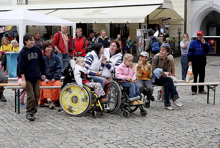 Disability Day, Day without Barriers, 12.9.2009, Český Krumlov