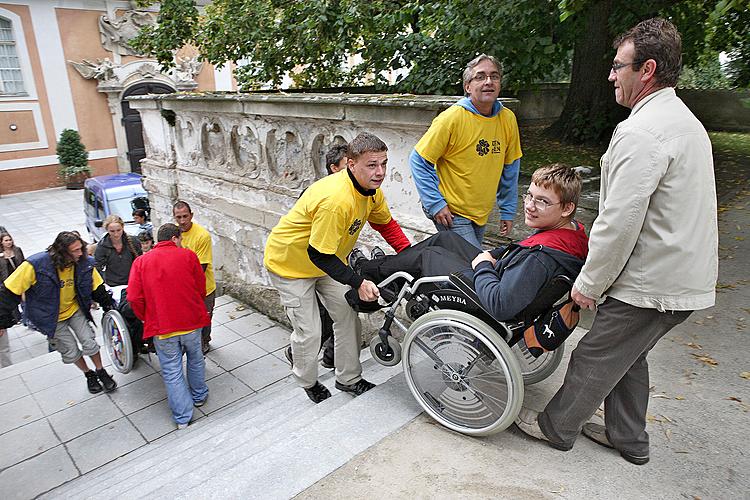 Tag mit Handicap - Tag ohne Barrieren, 12.9.2009, Český Krumlov