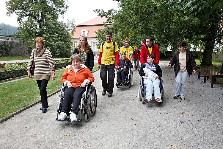 Disability Day, Day without Barriers, 12.9.2009, Český Krumlov