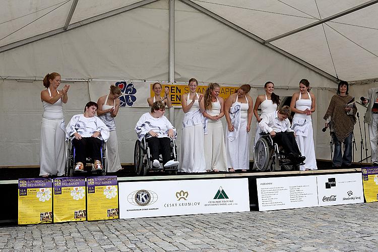 Disability Day, Day without Barriers, 12.9.2009, Český Krumlov