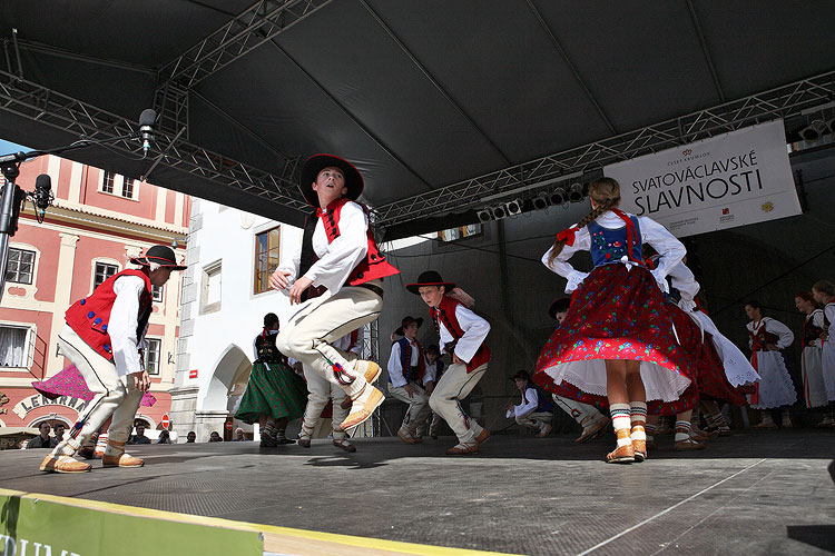 St.-Wenzels-Fest und Internationales Folklorefestival Český Krumlov 2009 in Český Krumlov