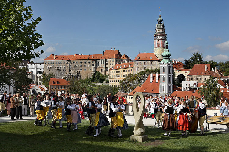 St.-Wenzels-Fest und Internationales Folklorefestival Český Krumlov 2009 in Český Krumlov