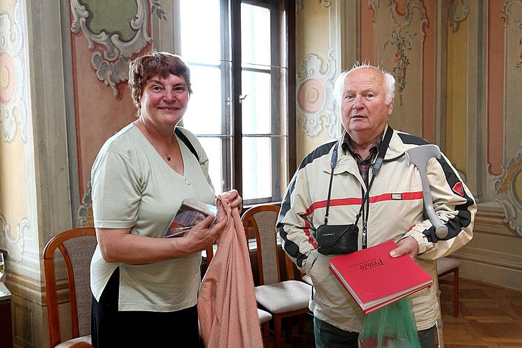 The story of Český Krumlov - book-signing event introducing a publication on the town's history, 28.9.2009