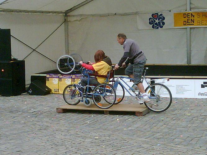 Disability Day, Day without Barriers, 12.9.2009, Český Krumlov