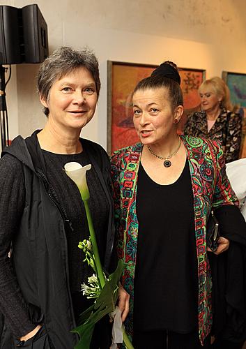 Opening of the exhibitions Karel Valter - 100x, Michal Singer - Circus maximus, Ingrid Cerny - Text Processing, Krumlov´s madona 2009, Egon Schiele Art Centrum Český Krumlov, 6.11.2009