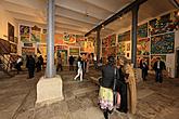 Slavnostní zahájení výstav Karel Valter - 100x, Michal Singer - Circus maximus, Ingrid Cerny - Práce s textem, Krumlovská madona 2009, Egon Schiele Art Centrum Český Krumlov, 6.11.2009, foto: Libor Sváček