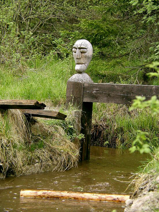 Schwarzenberger Schwemmkanal in der Umgebung von Ježová/Igelbach, 11. Mai 2002, Foto: Lubor Mrázek