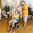 Den s handicapem - Den bez bariér  2004 - v Českém Krumlově  "chodili" vozíčkáři po schodech