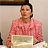 Besuch der Botschafterin Österreichs in der Tschechischen Republik I.E. Dr. Margot Klestil-Löffler in Český Krumlov