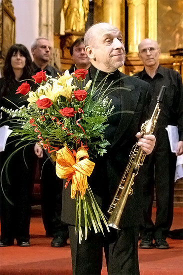 Jiří Stivín, 2. Juli 2005, Festival der Kammermusik Český Krumlov, Foto: © Lubor Mrázek