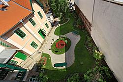 Blick vom Fenster des Fotoateliers 
